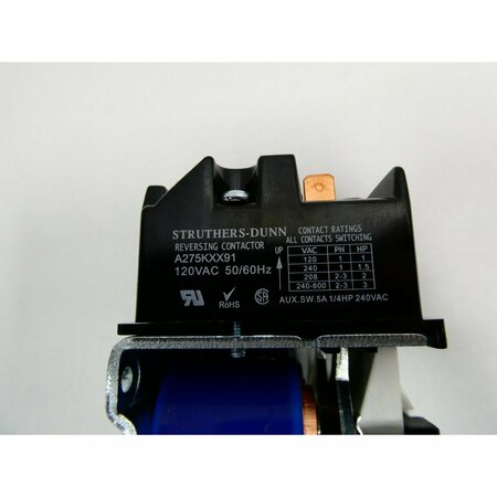 Struthers-Dunn 120V-AC 3HP REVERSING CONTACTOR A275KXX91